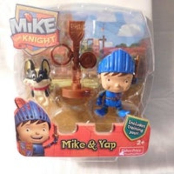 Fisher Price Mike the Knight Mike & Yap Toy Figures - Picture 1 of 3